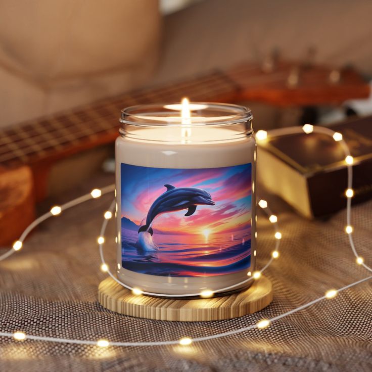 Dolphin Fish Candle
