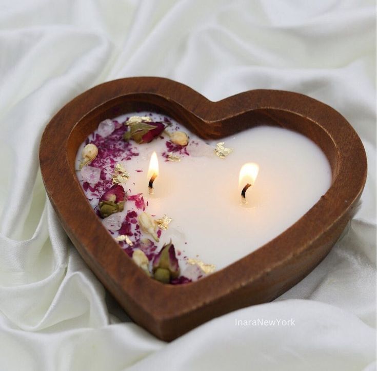Heart Cake Candle